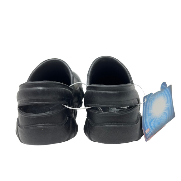 Marvel Ultimate Spider-Man Shoes Child Size 5-6 Black with Red Spider-Man Logo - Picture 4 of 7